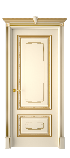 Багет А11.2 ДГ | Слоновая кость патина золото