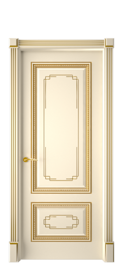 Багет А11.2 ДГ | Слоновая кость патина золото