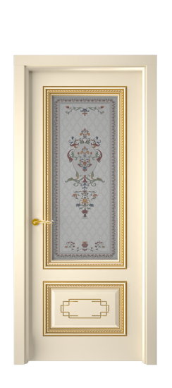 Багет А11.2 ДО | Слоновая кость патина золото