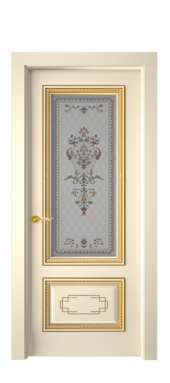 Багет А11.2 ДО | Слоновая кость патина золото