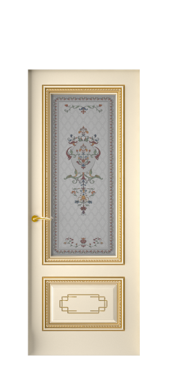 Багет А11.2 ДО | Слоновая кость патина золото