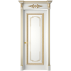 Багет А11.3 ДГ | Белая эмаль патина золото