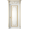 Багет А11.3 ДГ | Белая эмаль патина золото