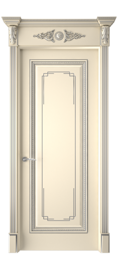 Багет А11.3 ДГ | Слоновая кость патина серебро