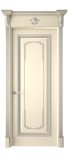 Багет А11.3 ДГ | Слоновая кость патина серебро