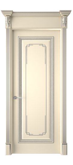 Багет А11.3 ДГ | Слоновая кость патина серебро