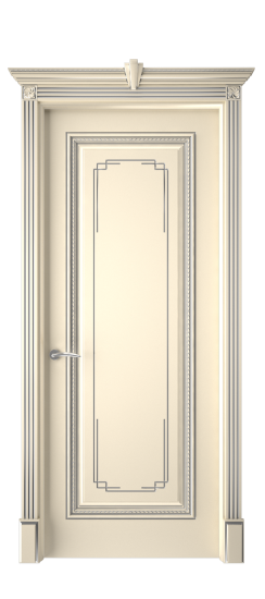 Багет А11.3 ДГ | Слоновая кость патина серебро