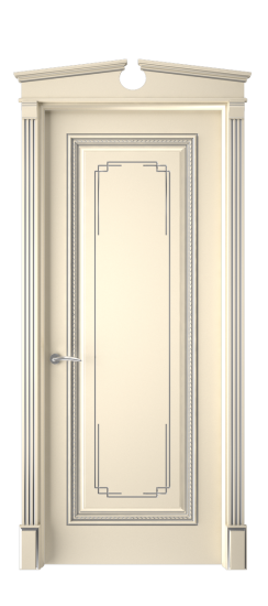 Багет А11.3 ДГ | Слоновая кость патина серебро