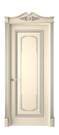 Багет А11.3 ДГ | Слоновая кость патина серебро