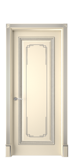 Багет А11.3 ДГ | Слоновая кость патина серебро