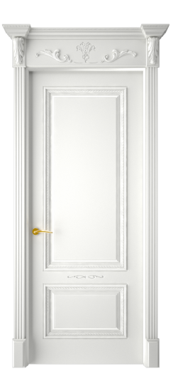 Багет А11 ДГ | Белая эмаль