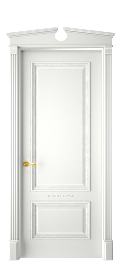 Багет А11 ДГ | Белая эмаль