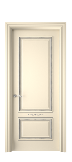 Багет А11 ДГ | Слоновая кость патина серебро