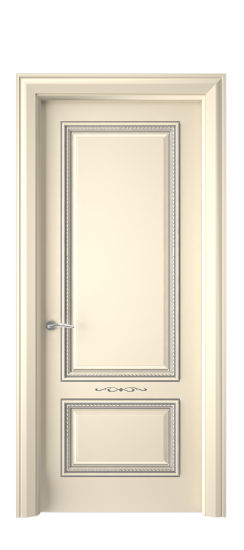 Багет А11 ДГ | Слоновая кость патина серебро