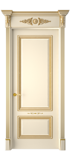 Багет А11 ДГ | Слоновая кость патина золото