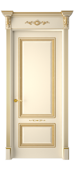 Багет А11 ДГ | Слоновая кость патина золото