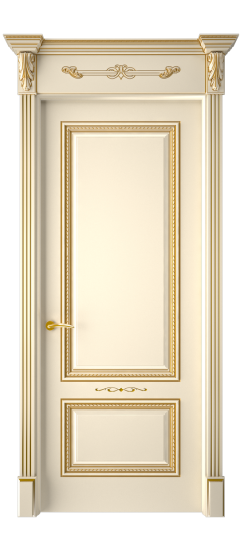 Багет А11 ДГ | Слоновая кость патина золото