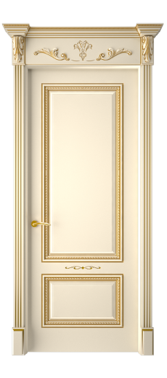 Багет А11 ДГ | Слоновая кость патина золото