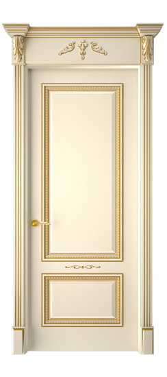 Багет А11 ДГ | Слоновая кость патина золото