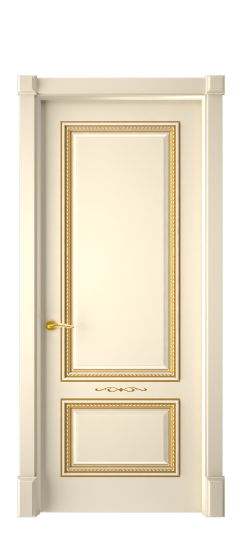 Багет А11 ДГ | Слоновая кость патина золото