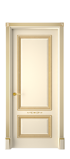 Багет А11 ДГ | Слоновая кость патина золото