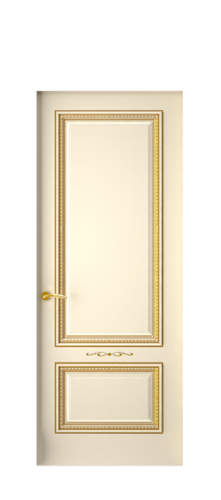 Багет А11 ДГ | Слоновая кость патина золото