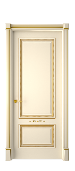 Багет А11 ДГ | Слоновая кость патина золото