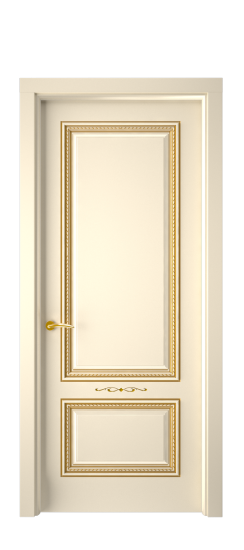 Багет А11 ДГ | Слоновая кость патина золото