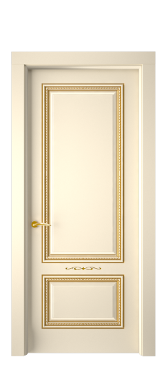 Багет А11 ДГ | Слоновая кость патина золото