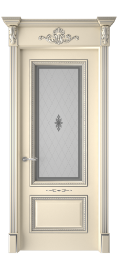 Багет А11 ДО | Слоновая кость патина серебро