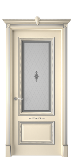 Багет А11 ДО | Слоновая кость патина серебро