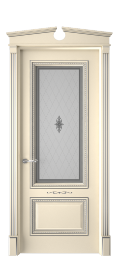 Багет А11 ДО | Слоновая кость патина серебро