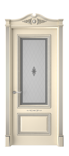 Багет А11 ДО | Слоновая кость патина серебро