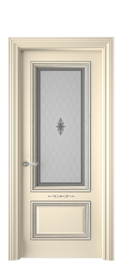 Багет А11 ДО | Слоновая кость патина серебро