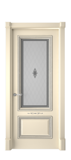 Багет А11 ДО | Слоновая кость патина серебро