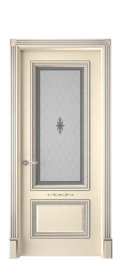 Багет А11 ДО | Слоновая кость патина серебро