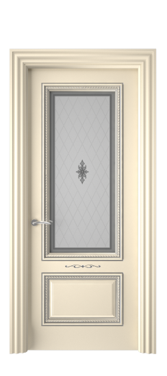 Багет А11 ДО | Слоновая кость патина серебро