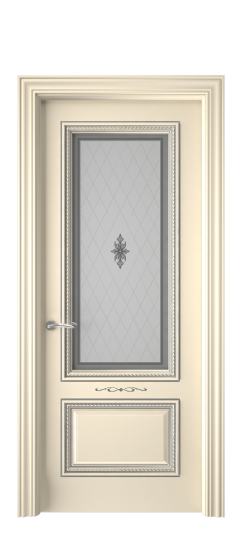 Багет А11 ДО | Слоновая кость патина серебро