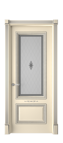 Багет А11 ДО | Слоновая кость патина серебро