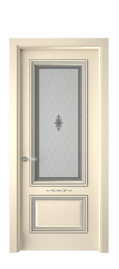 Багет А11 ДО | Слоновая кость патина серебро