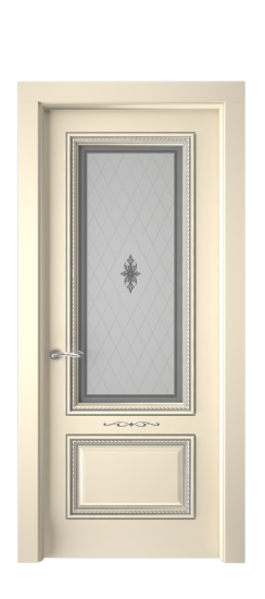 Багет А11 ДО | Слоновая кость патина серебро