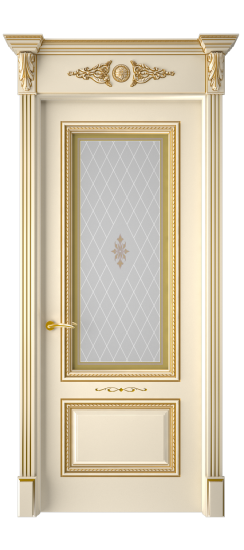 Багет А11 ДО | Слоновая кость патина золото