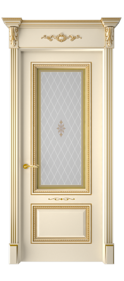 Багет А11 ДО | Слоновая кость патина золото