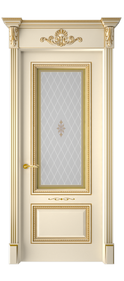 Багет А11 ДО | Слоновая кость патина золото