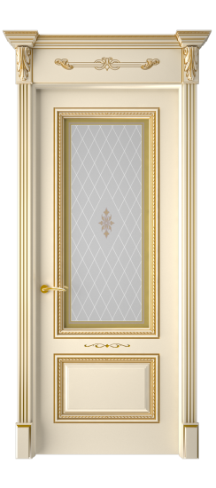 Багет А11 ДО | Слоновая кость патина золото