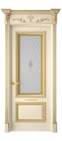 Багет А11 ДО | Слоновая кость патина золото