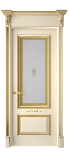 Багет А11 ДО | Слоновая кость патина золото