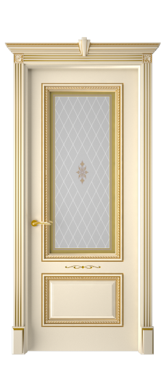 Багет А11 ДО | Слоновая кость патина золото