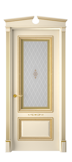 Багет А11 ДО | Слоновая кость патина золото