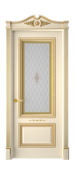 Багет А11 ДО | Слоновая кость патина золото